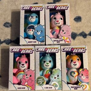 Care Bears Mini Plush!  Brand new!  5 included!